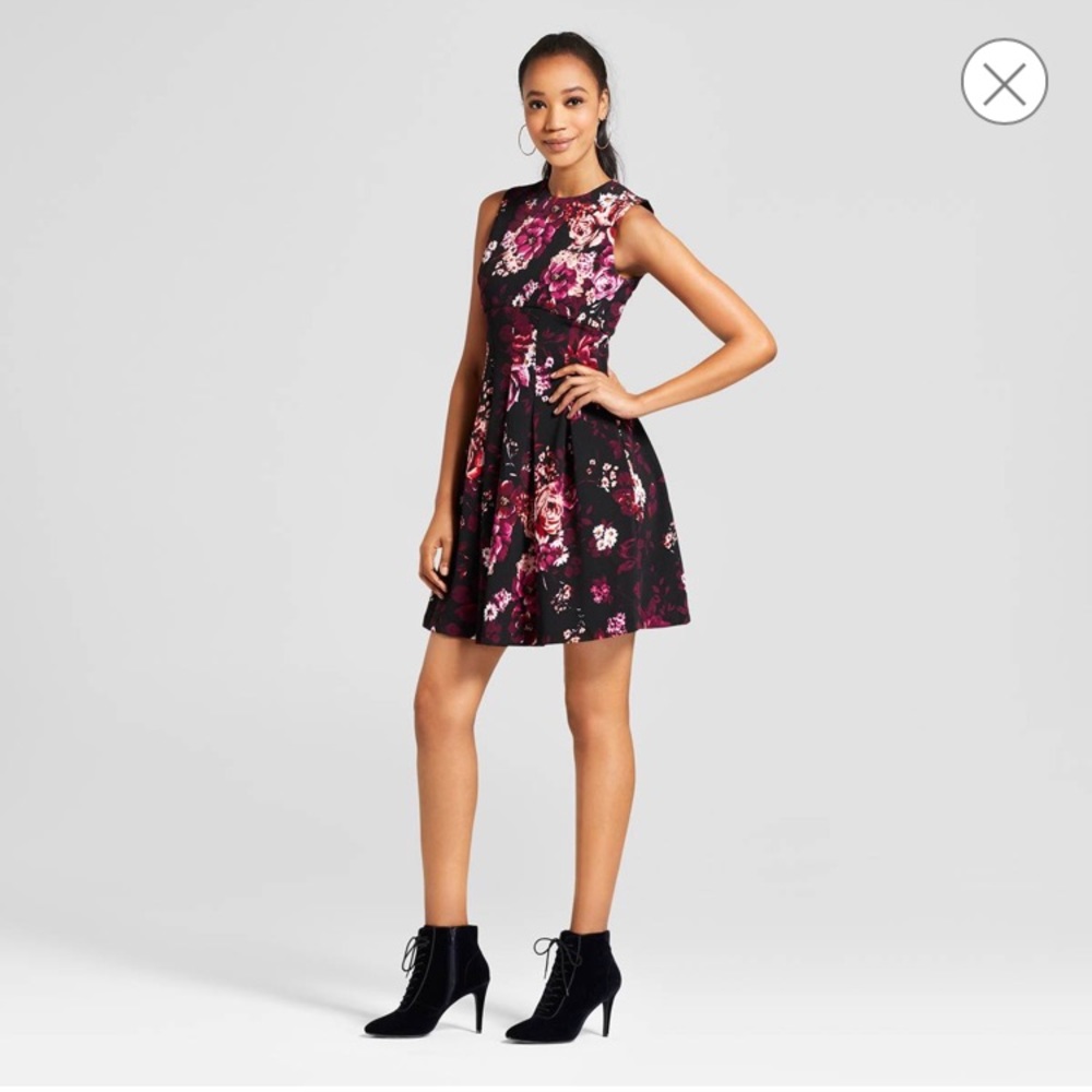 Fit & Flare Floral Dress
